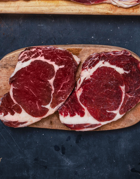 USDA Ribeye Butter-Aged Steak 1 kg (1.5" per cut, 2 slices)
