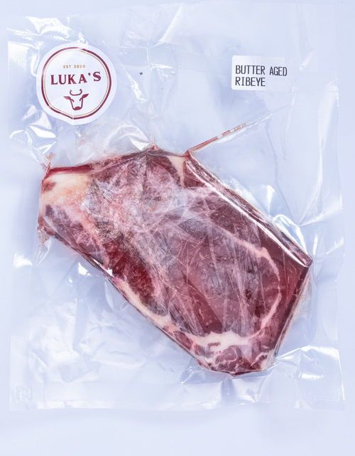 Load image into Gallery viewer, USDA Ribeye Butter-Aged Steak 190g (1/2" per cut, 1 slice)
