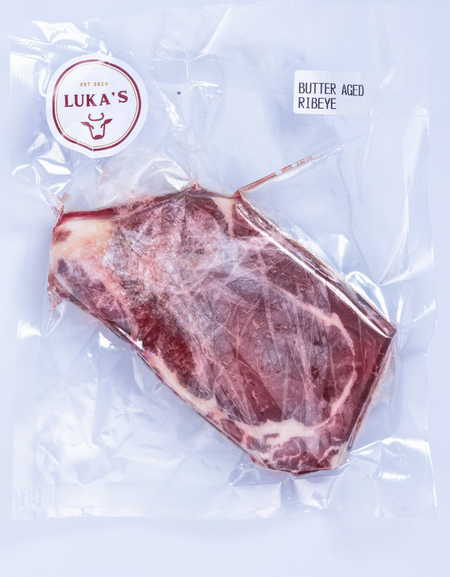USDA Ribeye Butter-Aged Steak 495g (1.5" per cut, 1 slice)